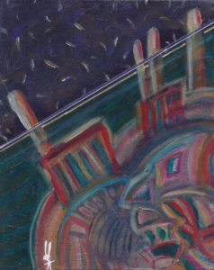 "Across the Prarie"_acrylic on canvas_8"x10"x1.5"_© A. Michael Marzolla 2016